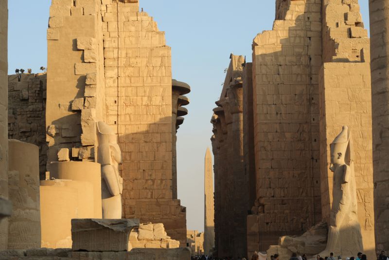 Hypostyle Hall Karnak Temple Night Light Show Luxor
